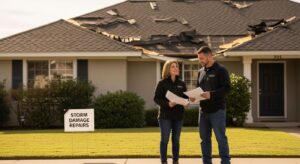 storm damage roof repairs