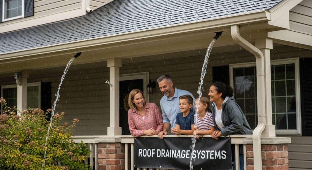 roof drainage system real home