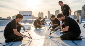 pvc roofing installation
