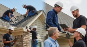 roof repairs, homeowner, roofing crew