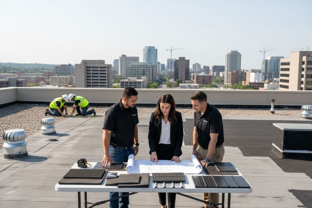 commercial roofing, cost factors, professionals