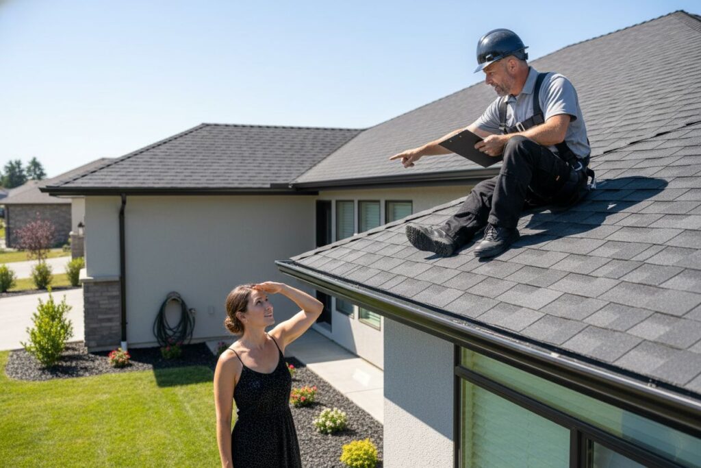 roof inspection, homeowner, professional inspector