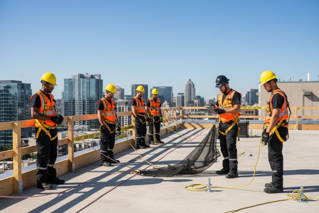 roofing safety team