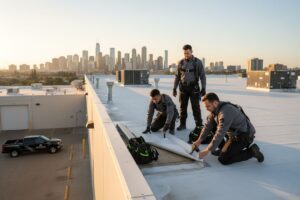 commercial roof inspection