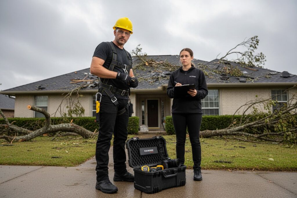 roof inspection safety