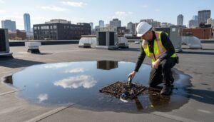 roof ponding inspection