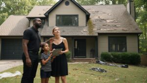 roof damage inspection